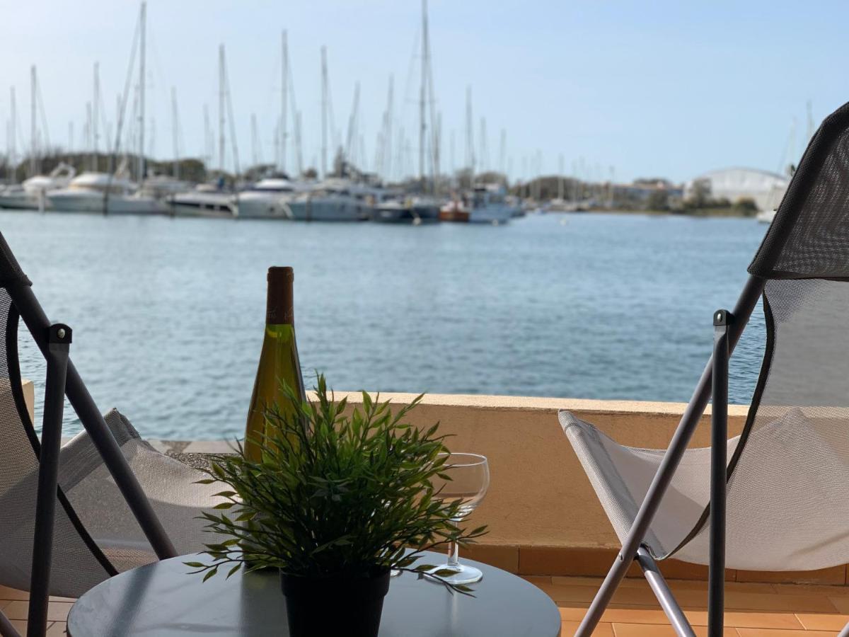 Studio - Les Pieds Dans L'Eau Agreable En Toutes Saisons 4 Couchages - Climatisation - Parking Prive - Piscine Sur Mer - Vue Magnifique Et Rare - Situation Optimum - Les Argonautes - Ile Des Pecheurs - Cap D'Агде Екстериор снимка