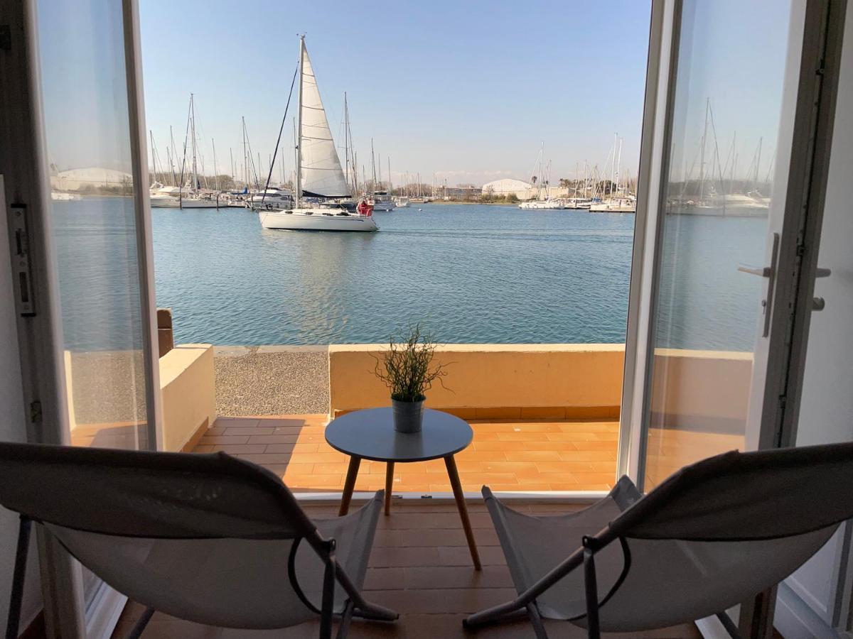 Studio - Les Pieds Dans L'Eau Agreable En Toutes Saisons 4 Couchages - Climatisation - Parking Prive - Piscine Sur Mer - Vue Magnifique Et Rare - Situation Optimum - Les Argonautes - Ile Des Pecheurs - Cap D'Агде Екстериор снимка