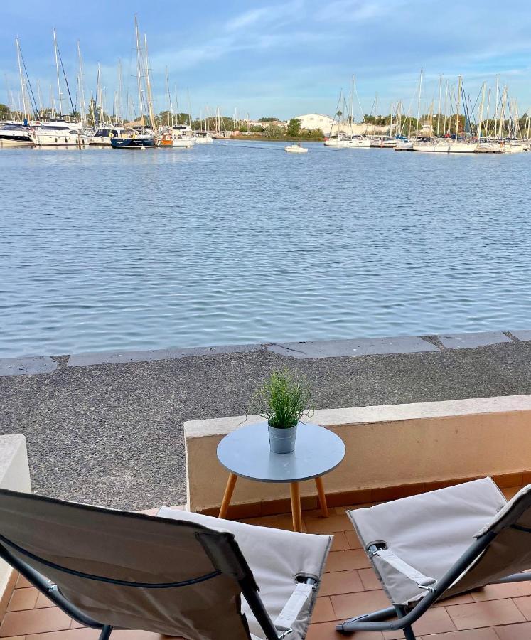 Studio - Les Pieds Dans L'Eau Agreable En Toutes Saisons 4 Couchages - Climatisation - Parking Prive - Piscine Sur Mer - Vue Magnifique Et Rare - Situation Optimum - Les Argonautes - Ile Des Pecheurs - Cap D'Агде Екстериор снимка